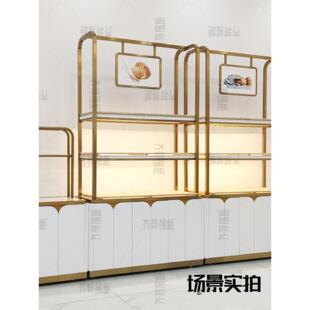 面包柜展示干点边柜面包陈列柜中式西点柜非冷藏支持定制陈列货架