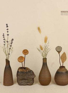 客厅装饰品摆件家居饰品博古架摆放桌面橱柜复古怀旧禅意花瓶摆设