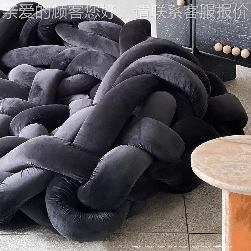 宇蟒蛇异形沙发简约现代缠绕织设计师家客具35419厅布艺网红编沙