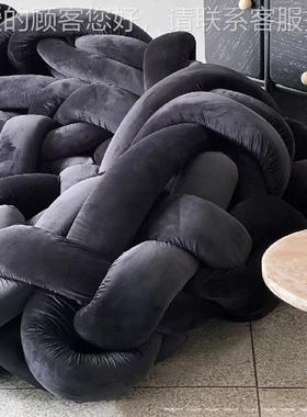 宇蟒蛇异形沙发简约现代缠绕织设计师家客具35419厅布艺网红编沙