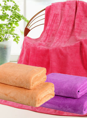 晋州厂家直销80*180美容院专用铺床浴巾酒店足疗沙发巾沙滩大毛巾