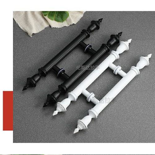 玻璃门木门大拉手 推拉门把手 欧式仿古红古铜无框门加厚不锈钢