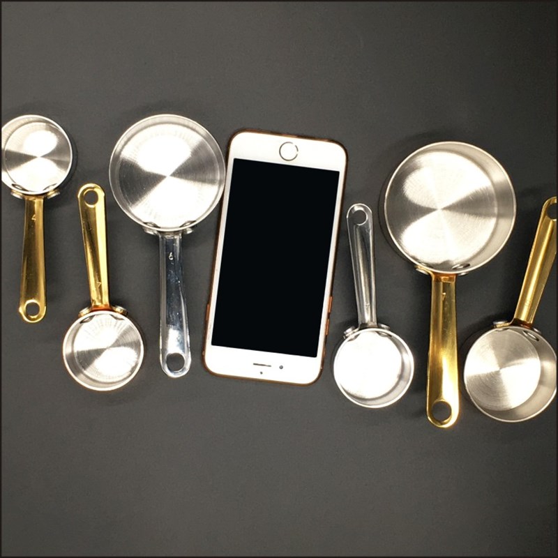 加厚不锈钢牛扒汁锅三层钢单柄西餐酱汁盏西式料理牛排酱汁锅