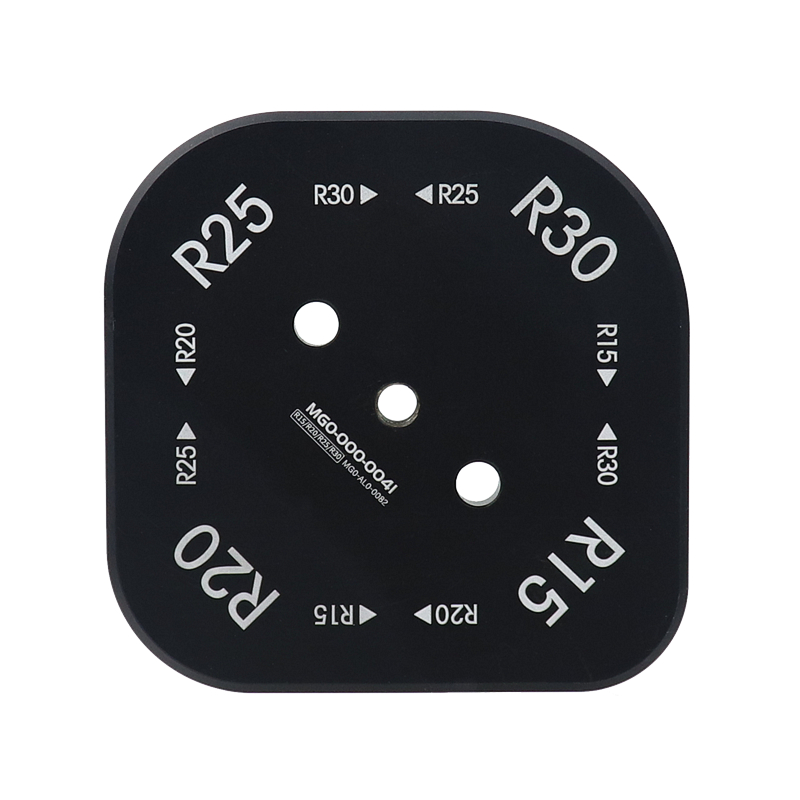 木工圆角倒角模板 R角T角转换圆弧直角斜角模板电木铣修边机靠模