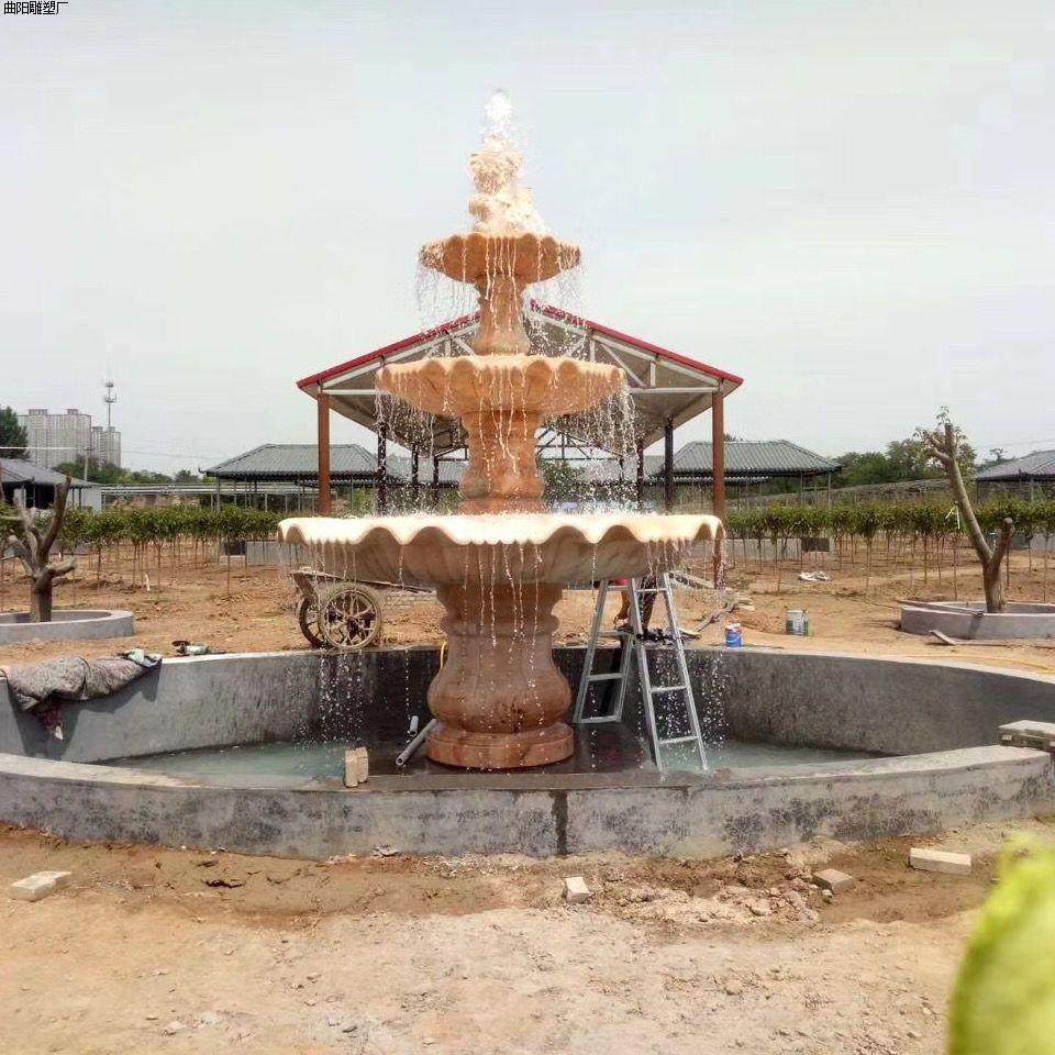 石雕喷泉户外庭院别墅室内外流水大理石风水球晚霞红欧式景观装饰,家居饰品,石雕,淘宝优惠券,粉丝福利购,淘宝优惠卷