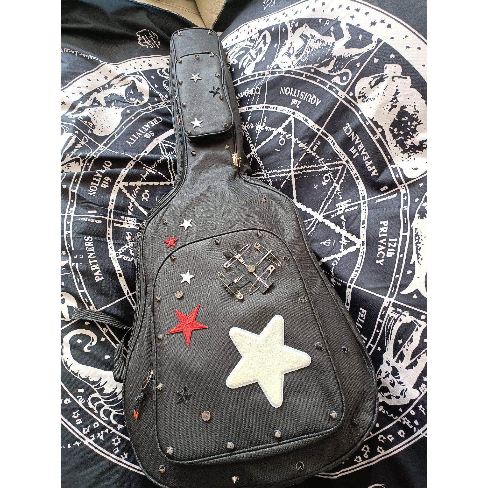 原创正品个性朋克木吉他包摇滚加厚双肩电吉他背包琴包时尚爆款