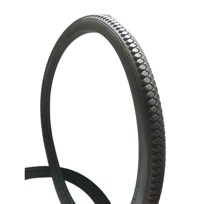 26寸人力三轮车轮胎实心胎26x1 3/4免充气防爆防刺24x1.75实心轮