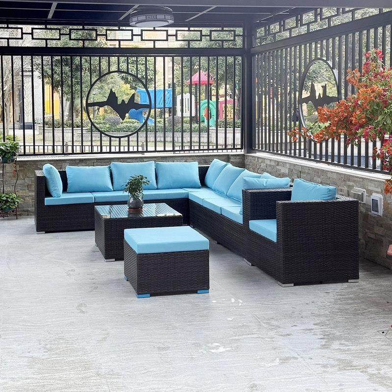 户外沙发庭院组合防晒防水休闲室外柚木藤艺藤椅藤编阳台露台沙发,住宅家具,户外沙发,淘宝优惠券,粉丝福利购,淘宝优惠卷