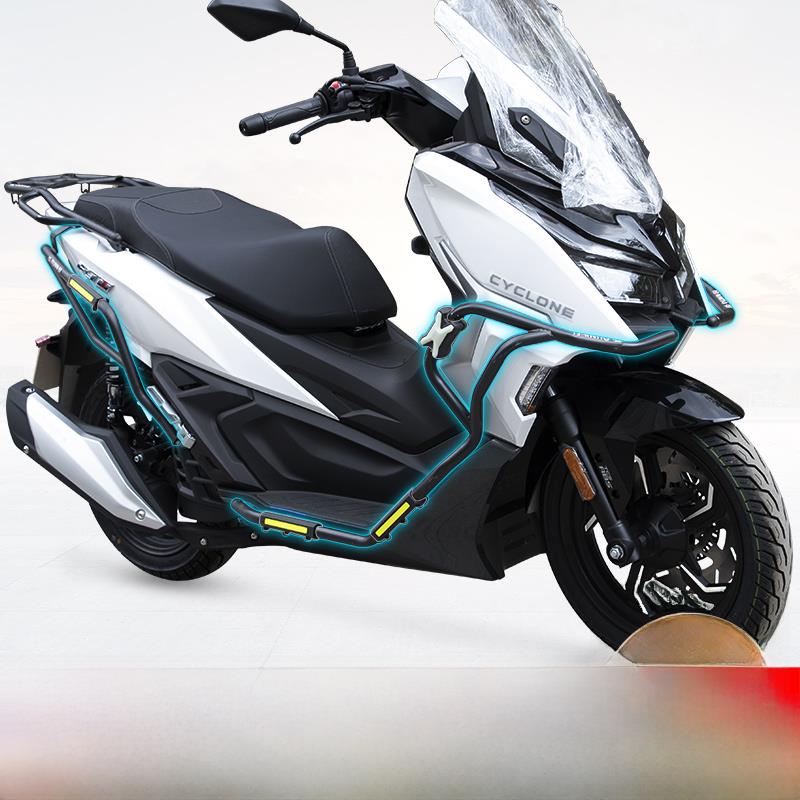 适用于宗申24 Rt150、龙虎Rt1摩托车Sr150T防撞杠改装件