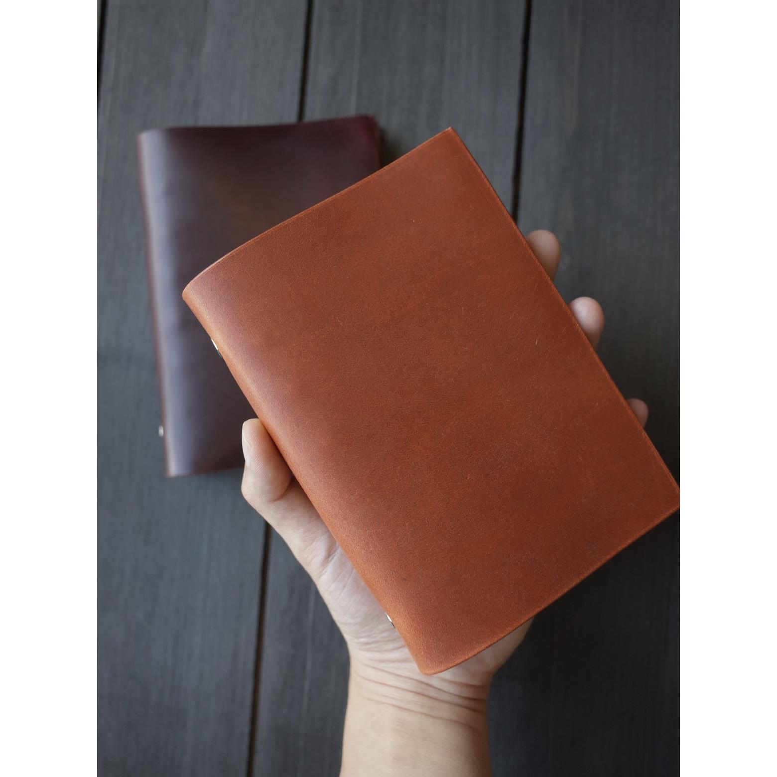 LookWorks手工真皮霍尔文牛皮A5A6A7活页本手账本笔记本记事本