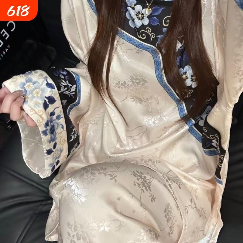 清汉女清朝格格两件套大小姐清代女装复古表演服装复古风新中式