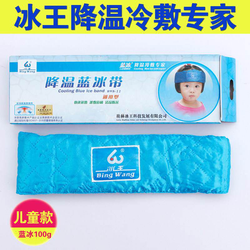 冰王儿童家用退烧带冰袋发烧降温 物理降温 冰敷袋 保护大脑包邮
