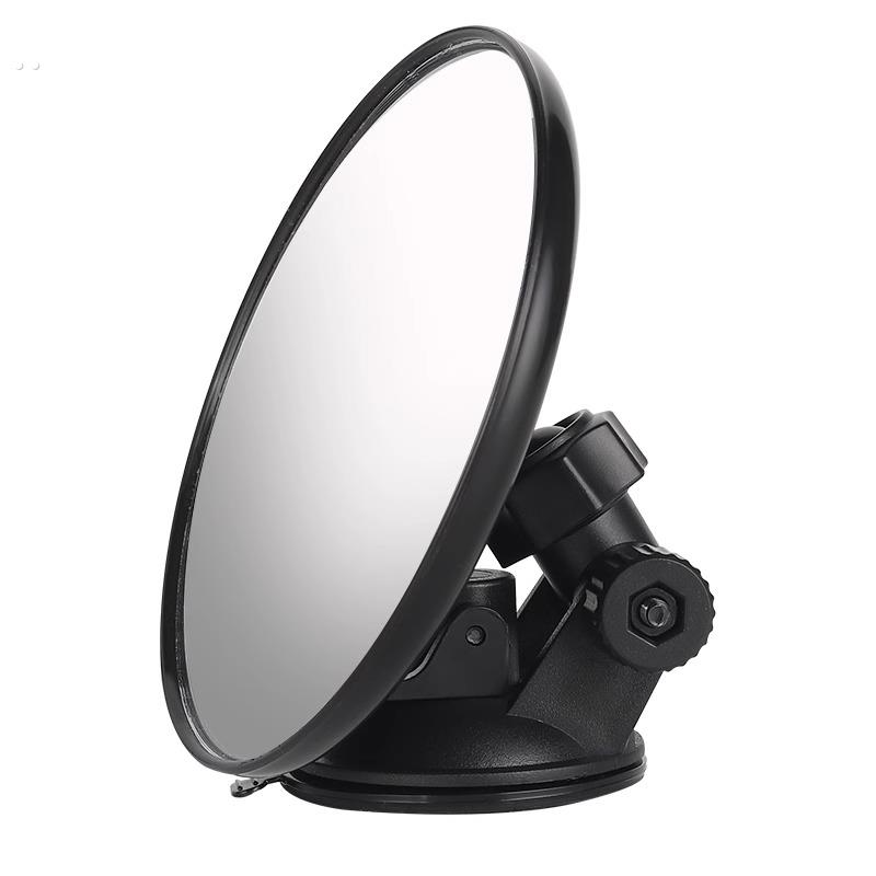 吸盘式电动三轮车大视场后视镜凸倒车镜反射器圆形辅助镜伪影
