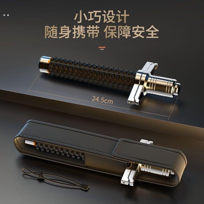 甩棍车载防身武器合法自卫用品伸缩加粗棍子防身三节登山甩棍户外