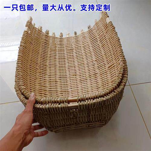 竹编撮箕农用挑土挑泥沙箢箕粪箕坑篼畚箕戳箕簸箕挑工地建筑垃圾