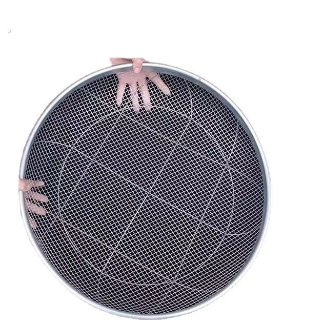 铁筛子钢板网过滤筛粮食筛花椒花生筛网园艺砂石土壤圆筛菜籽筛子