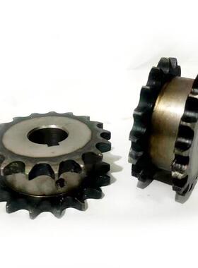 08B4分双驱炼轮假双排单挂10齿30齿25齿18齿成品孔SP40SD-18-N-20