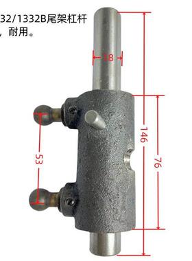 上海新款机床厂M1332B尾座总成1432尾架盖总成M1320H杠杆外圆磨床