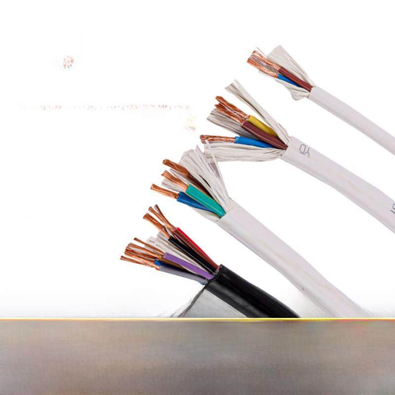 奇帆电缆Rvv2 3 4 5芯1.5 2.5 4 6 10方铜芯家用电源线软护套