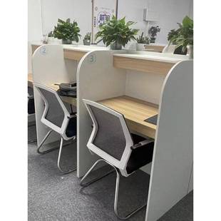 自习桌自习室学习桌书桌隔断桌椅封闭沉浸式桌子考研大学生培训