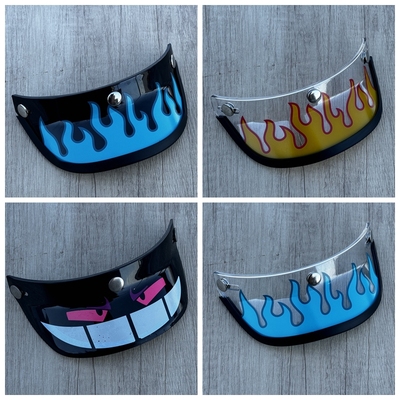 fireriders复古头盔火焰小帽檐