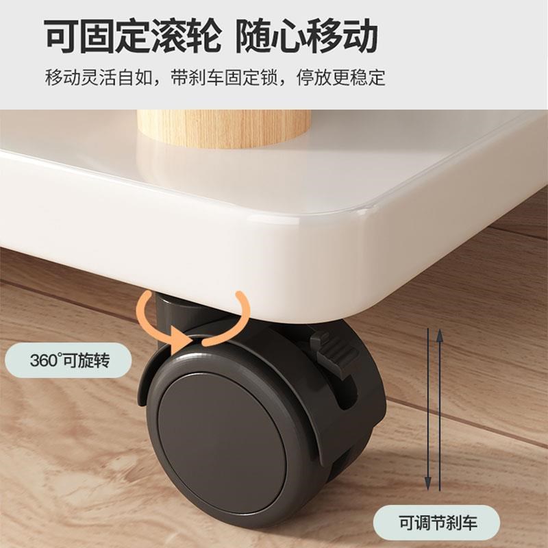 花架子置物架客厅落地式带轮可移C动花盆架托层架阳台窗台置物架