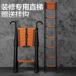 伸程缩梯子加厚升降WNJ人程字梯家多功能折叠用工楼梯竹节梯便携