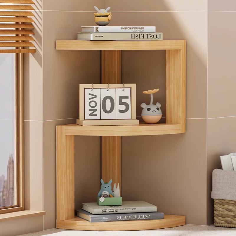 桌置物架桌板上隔收纳面架XEC转角书架木质多架子书层房台面拐角