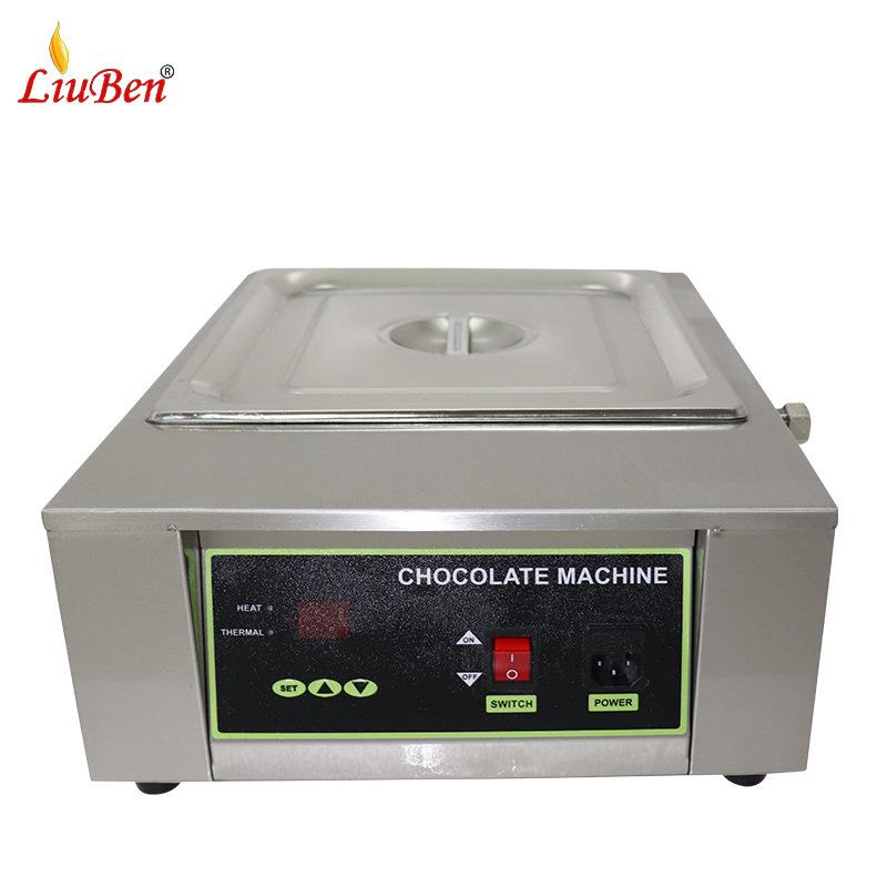 商用台式单缸巧克力热熔机 朱克力电热保温炉智能控温融化锅