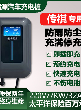 适用广汽传祺GE3埃安s魅580炫630y新能源汽车充电器32A充电枪桩线