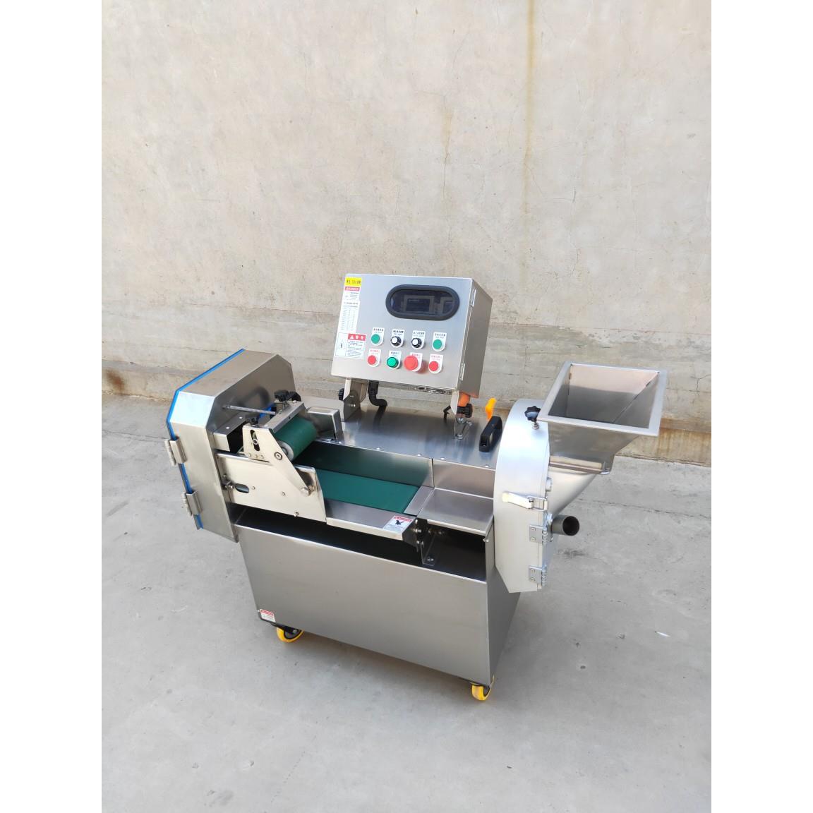 厂家直销大型电动商用多功能双头切菜机 大型食堂多用切菜机