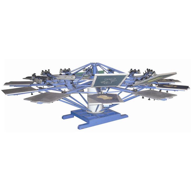 SH-12色丝网印花机经济型多色手动丝网印花机 screen printer