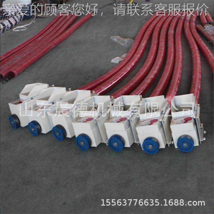 软管吸粮机FDC粮机 移动沙上式料便携式螺旋干抽吸谷机