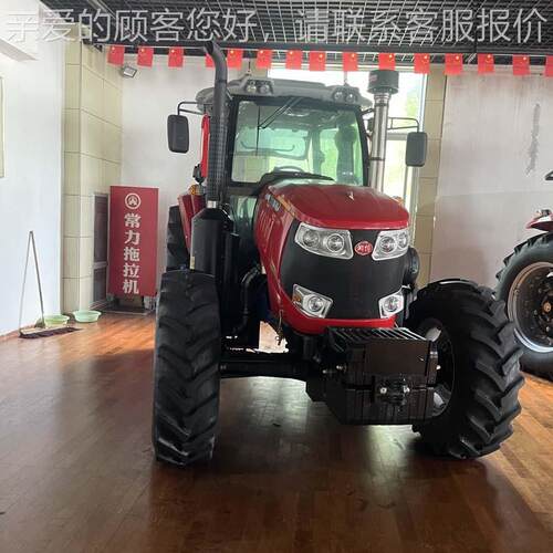 外贸工厂大型四950力拖拉机农用四驱180拉马YTO动轮力4*4轮式拖机