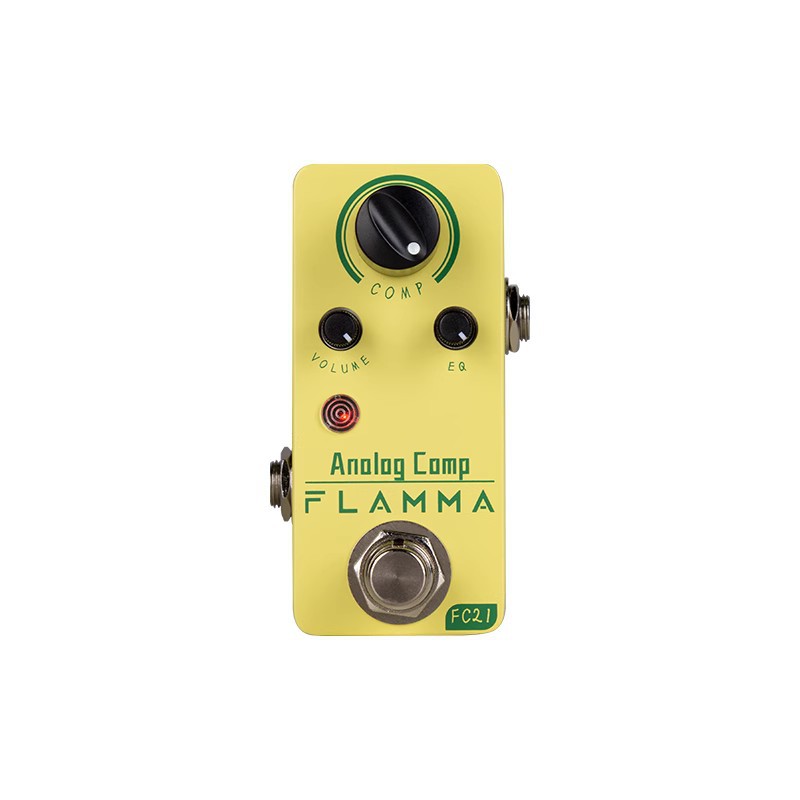 FLAMMA 电吉他单块效果器  光电压缩音色全金属纯直通FC21
