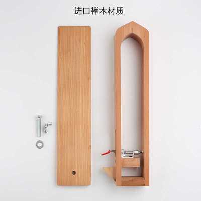 出口品质 手缝木夹 手工皮革缝线架 用料足五金好木蜡油