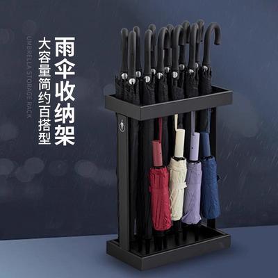 铁艺雨伞置物桶伞架商用酒店大堂雨伞放置架LOGO制定雨伞架收纳架