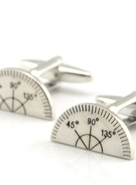 2025奢华银色滴油金属袖扣高质感造型卓凡JOVAN时尚潮流配饰袖钉