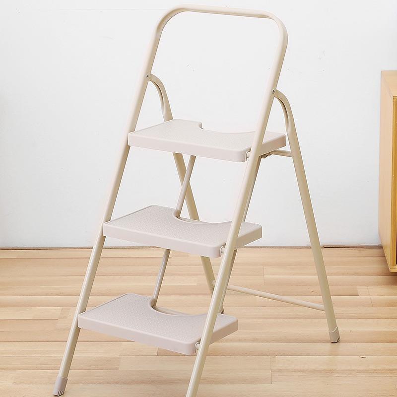 家用折叠梯子加宽加厚花架置物多功能人字梯加宽加厚踏盘安全梯子