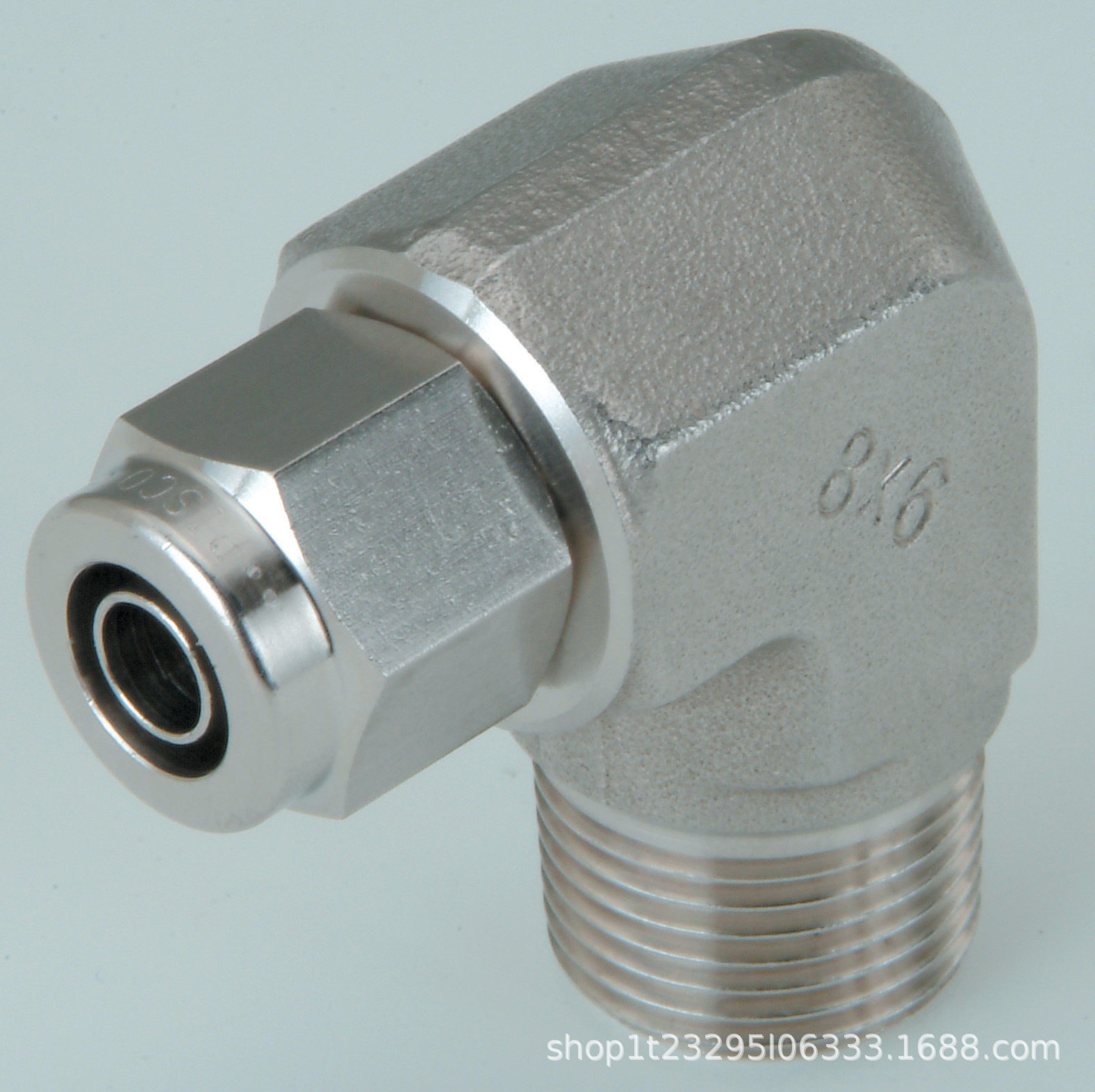 PISCO不锈钢压合接头L型弯头  NSL0420-01  NSL0420-02