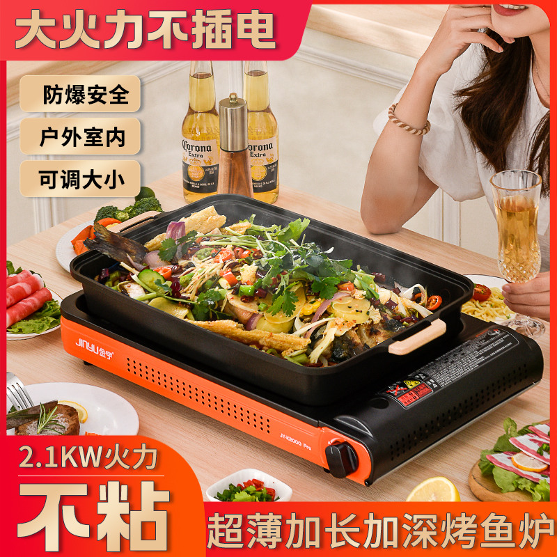 烤鱼专用锅商用纸包鱼锅