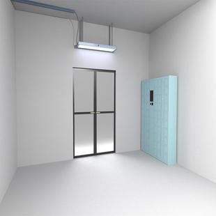 RFID吸顶式通道门学射中小超高频门禁频盘点全会议签到JG-U004报