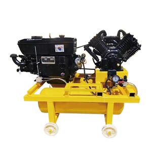 柴动式空压机可移补胎空压高机油1.JPS05/16kg压打气泵空气压缩机