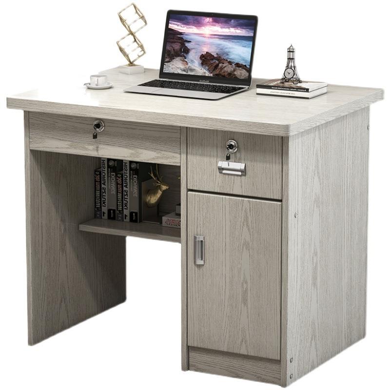 家用小0户型米1书桌学生写F965S8SJ字台带抽屉锁台电脑Y*办公桌单