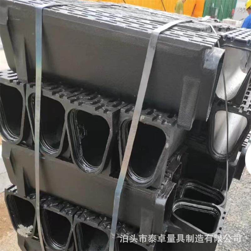 墨铸铁排球水沟型排水v槽一NJR式体排水沟铸铁u型铸铁排水沟槽厂