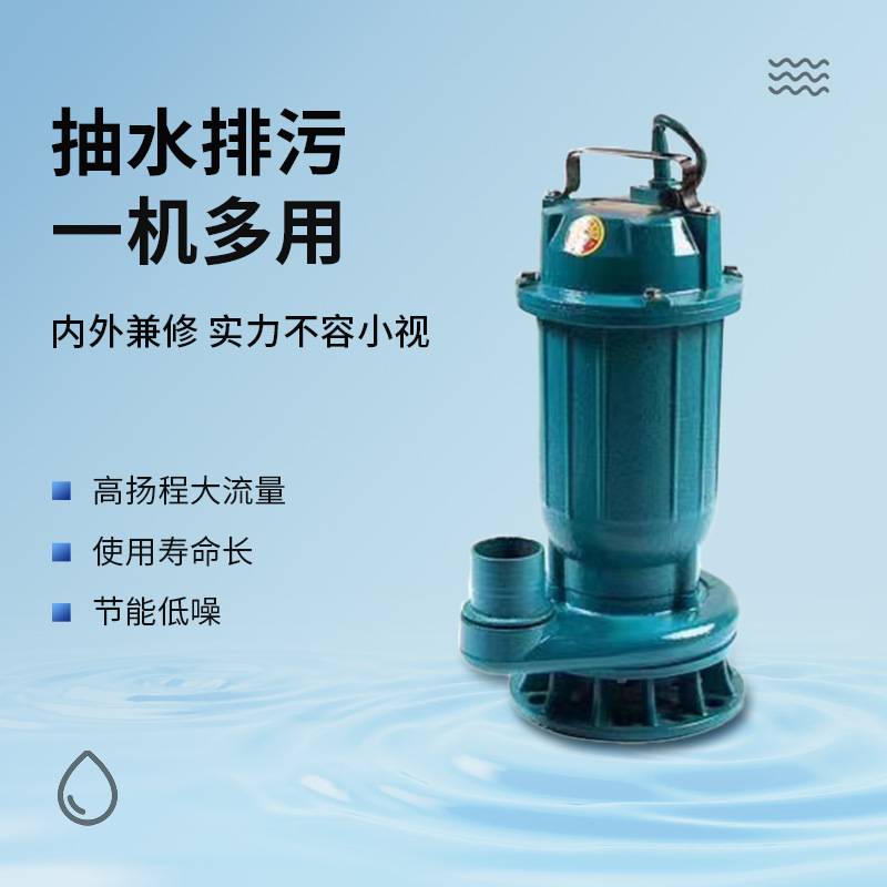 全自动小型自来水排污扬程污水泵立式回流水泵大功率水泵厂家