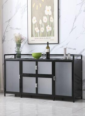 合金量家COI用餐柜简易铝储物厨房茶水柜多功能大容收纳边杂物橱