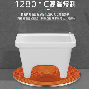柯鲸阳台拖池陶瓷拖池洗拖盆水池槽卫生布间落地地把式家用395拖