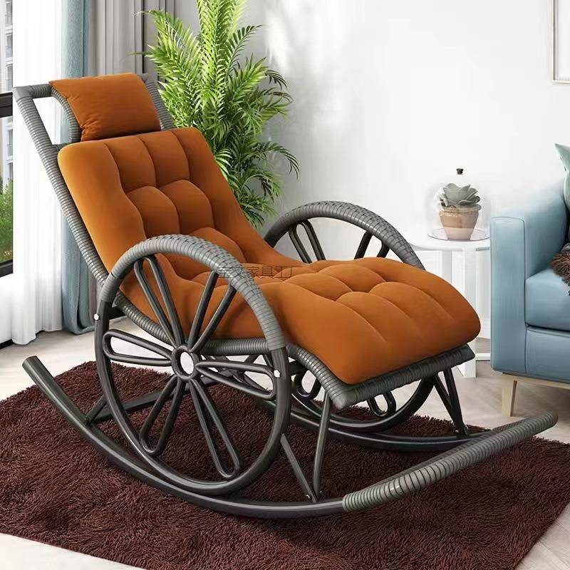 Bw2家用摇摇椅躺休SBM闲摇椅创意椅人大逍遥椅阳台藤椅网红椅