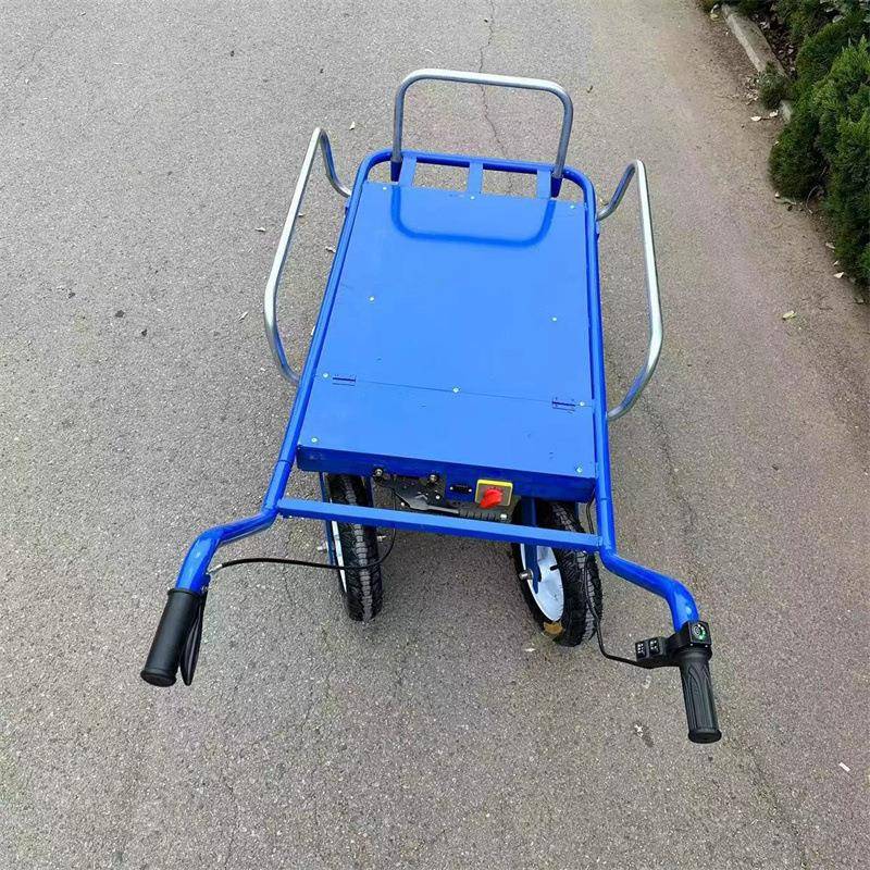 家用运电动手CJD推车四轮型推拉货搬平板车山路爬坡工程运输小小